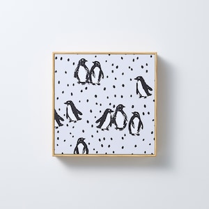仲良しなペンギン（20×20㎝）