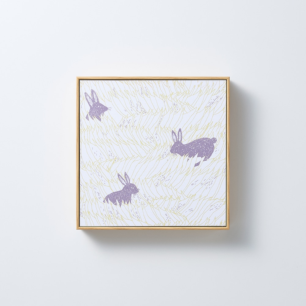 うさぎのかくれんぼ（20×20㎝）