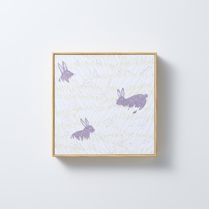 うさぎのかくれんぼ（20×20㎝）