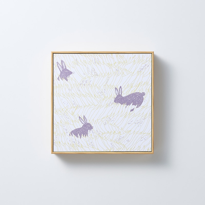 うさぎのかくれんぼ（20×20㎝）