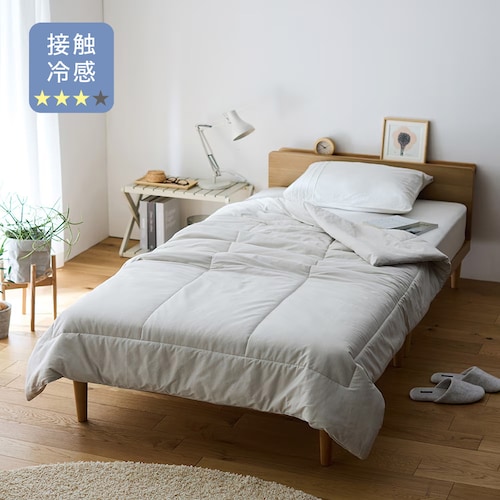 【綿冷感】ドライな肌触りで蒸れにくいキルトケット