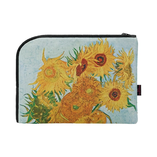 バッグインバッグとして使える名画ファスナー式フラットポーチ ＜名画6柄から選べる＞