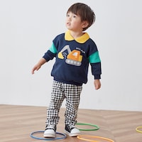 ネイビー／モデル身長84.0cm・80サイズ着用・体重11.8kg