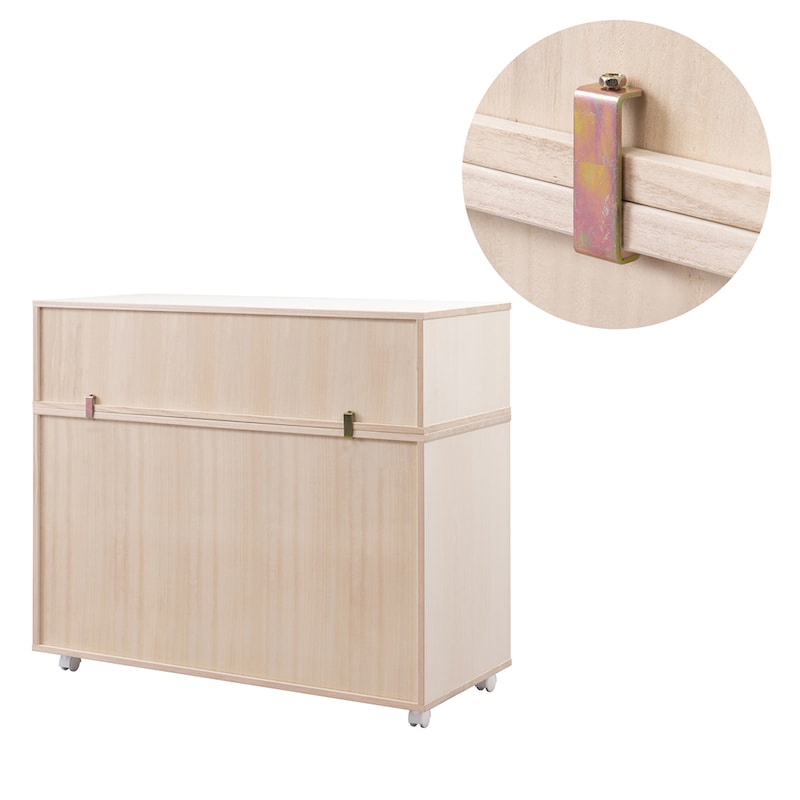 固定具付きなので安心して積み重ねできます。