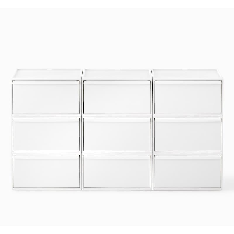 シンプルで直線的なデザインで、オープンな場所にもスッキリ設置できます