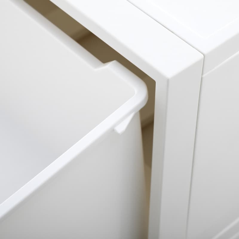 最後まで引き出しても抜け落ちを防ぐストッパー付き