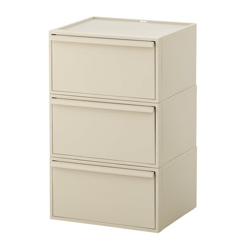 見た目が綺麗な衣類収納ケース・ワイド ＜3個セット／奥行39.5cm＞