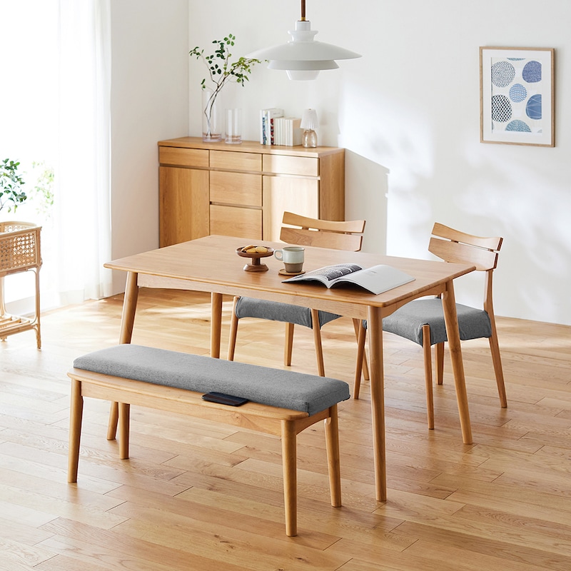 テーブル4点セット/グレー