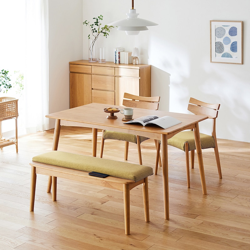 テーブル4点セット/イエロー