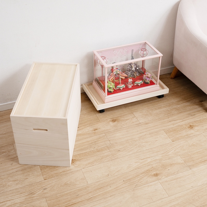 底板に置いて本体を被せるだけで収納できます。/1段