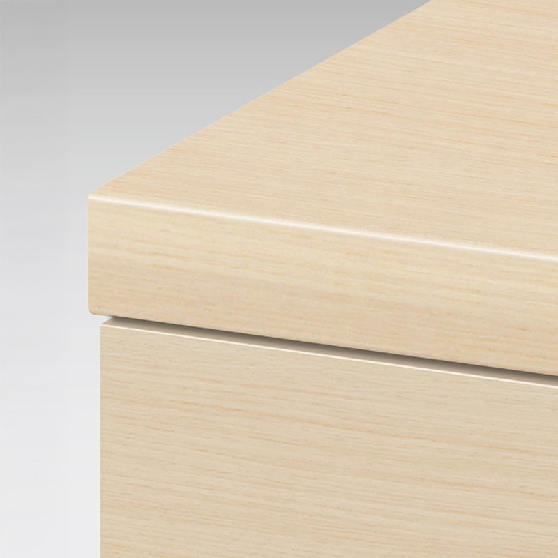 天板・地板の前面部分はローカンエッジで質感・仕上がりがとてもきれいです。