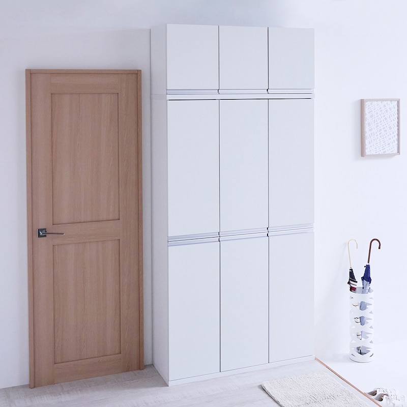 幅100×高さ217.5cm、幅30×高さ217.5cm／ホワイト