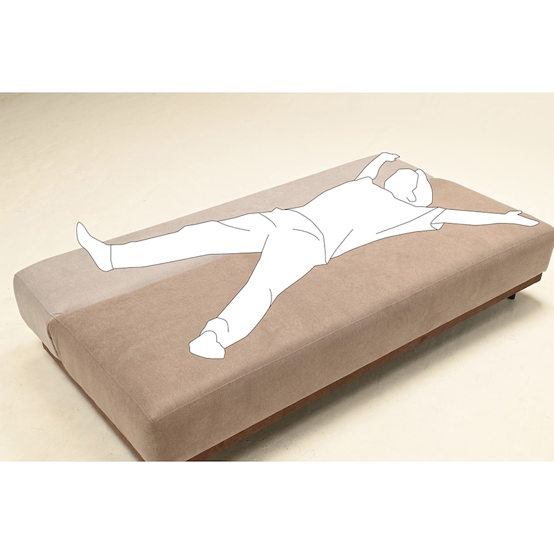 大の字ベッド使い