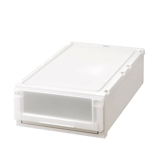 開閉スムーズな押入れ収納ユニットケース２個セット ＜幅39／幅44cm＞＜奥行74cm＞