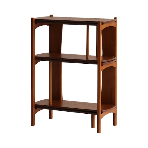 幅伸縮・コーナー使いもできる木製マルチラック