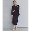 【オンワード樫山】【UNFILO/アンフィーロ】BEAUTY FORM KNIT ペプラムセットアップ