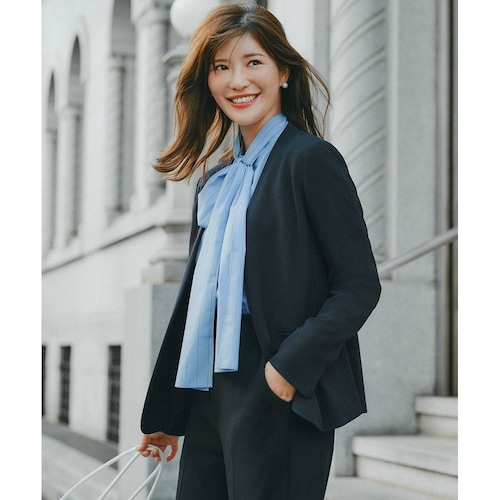 【UNFILO／アンフィーロ】2WAY ボウタイブラウス