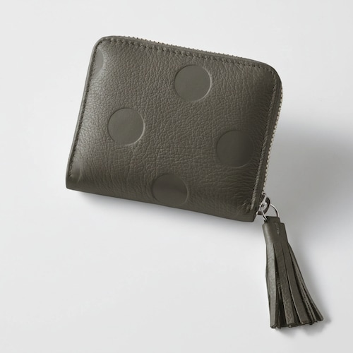 手のひらサイズの本革ジャバラミニ財布