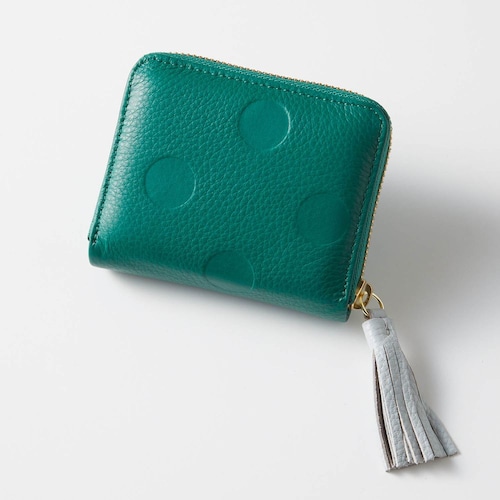 手のひらサイズの本革ジャバラミニ財布