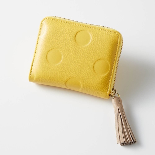 手のひらサイズの本革ジャバラミニ財布