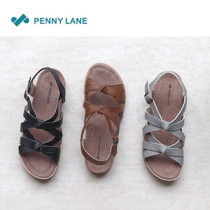 【ペニーレイン/Penny Lane】フットベッド結びベルトサンダル
