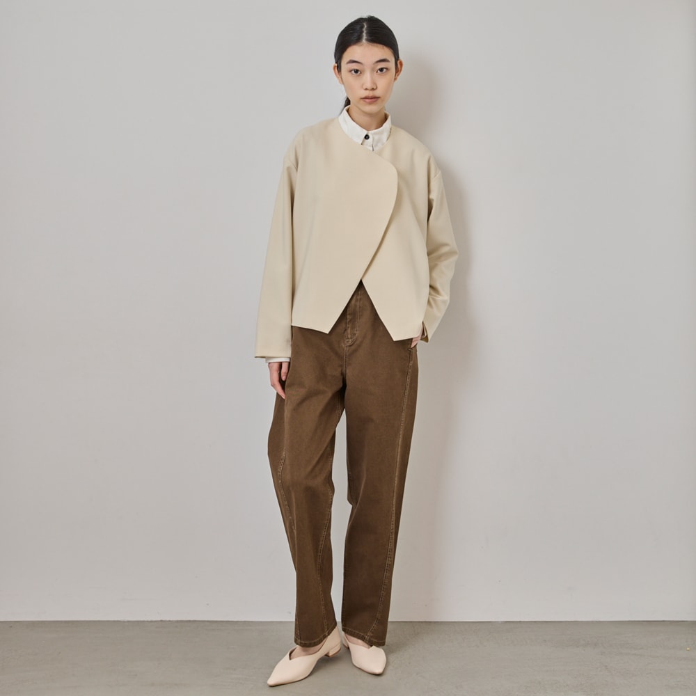 セットアップ ラウンドジャケット＋ワイドパンツ(COMMON＋HAUS)｜通販