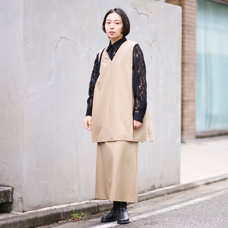 モデル身長157cm／Mサイズ