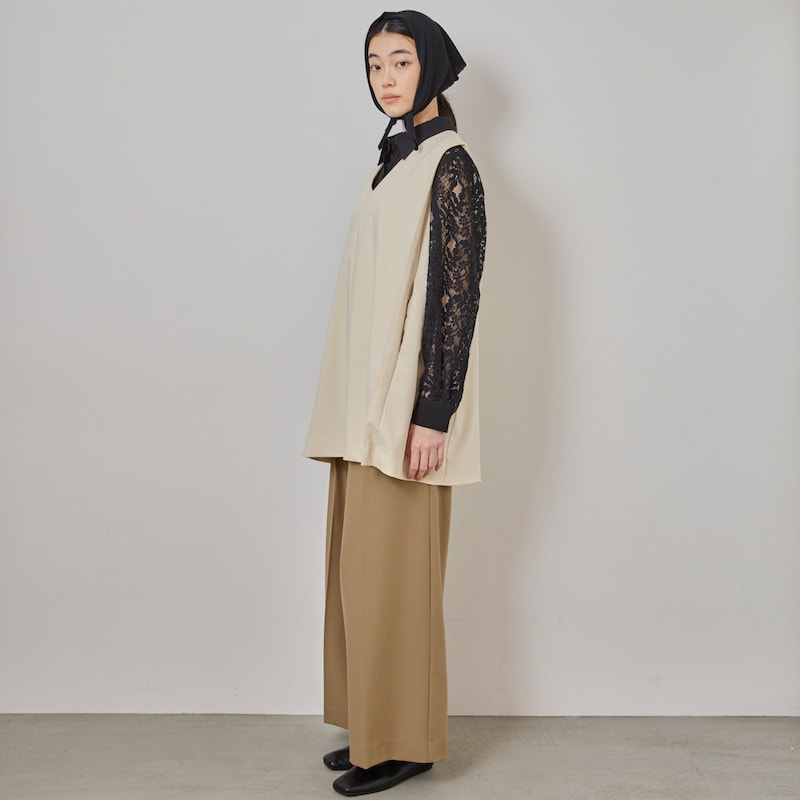 切り替えパターンにこだわり、立体感のあるフォルムに