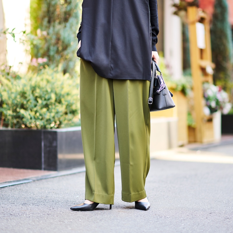 モデル身長170cm／Mサイズ　※色はカーキですが他の画像を参照ください