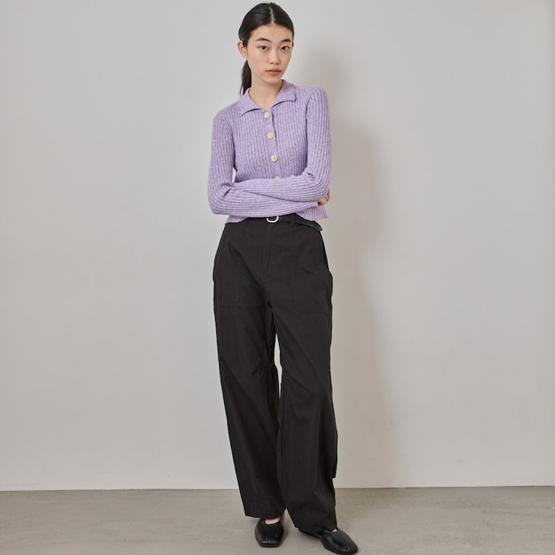 バランスが取りやすく、ハイウエストボトムと好相性