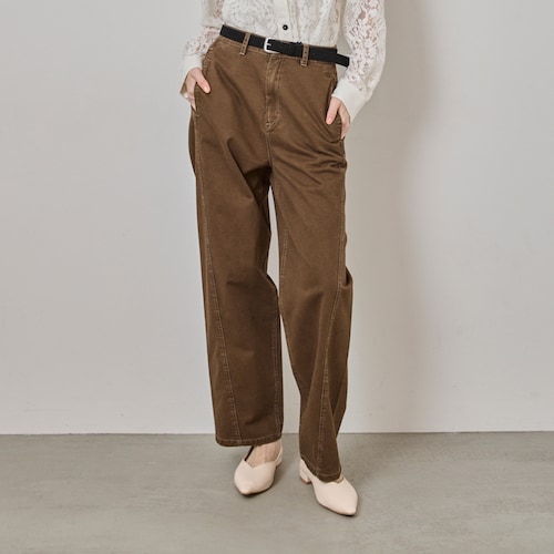 【予約商品】 ウォッシュド バレルパンツ