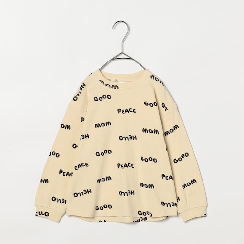 イロチ買いしたい総柄ストレッチ長袖Tシャツ