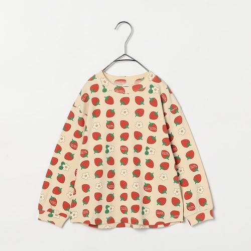 イロチ買いしたい総柄ストレッチ長袖Tシャツ