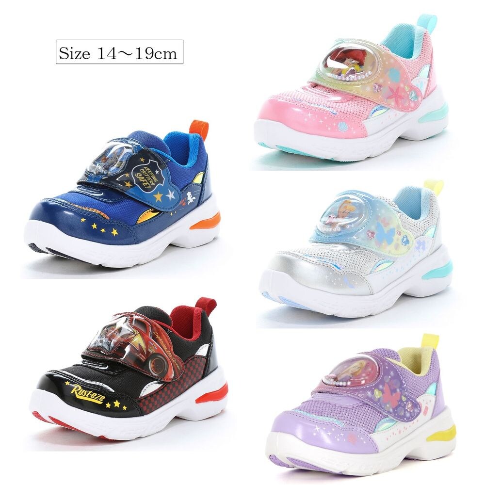 【ディズニー/Disney】歩くたびソールが光るキッズスニーカー(選べるキャラクター)