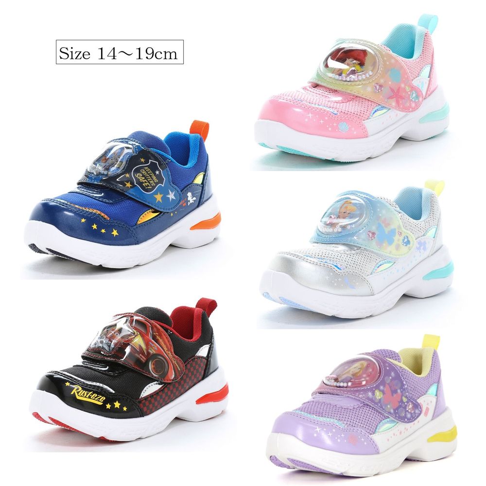 【ディズニー/Disney】歩くたびソールが光るキッズスニーカー(選べるキャラクター)
