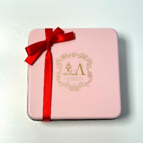 【予約商品】【バレンタイン】 atelierA バレンタインクッキー缶 【ご注文は2月4日まで】