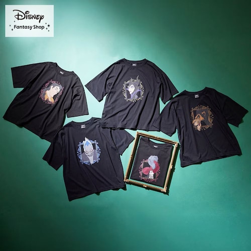 ユニセックスディズニーヴィランズバディTシャツ（選べるキャラクター）
