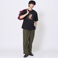 モデル身長183cm／L～LL着用　ガストン着用