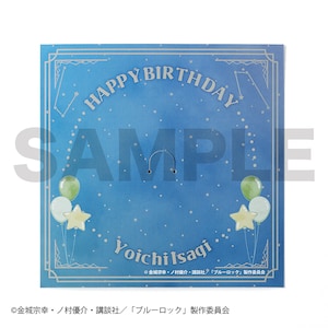 誕生日をお祝いする台紙付き