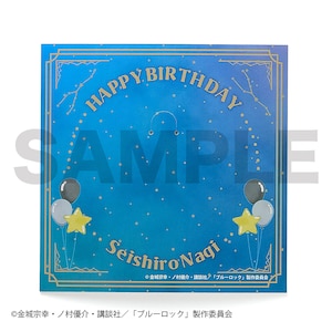 誕生日をお祝いする台紙付き