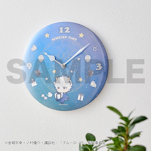 『ブルーロック』缶バッジ時計（凪 誠士郎）