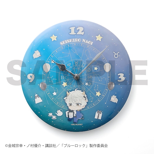 『ブルーロック』缶バッジ時計（凪 誠士郎）