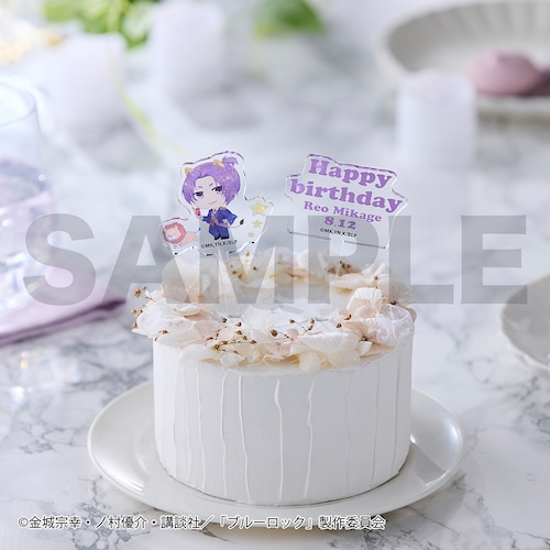 【予約商品】【ステッカープレゼント対象】 『ブルーロック』アクリルケーキトッパー2本セット（御影 玲王）