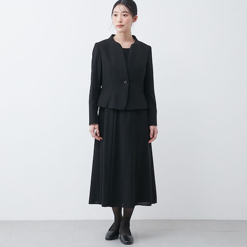 洗えるロング丈アンサンブル【喪服・礼服】