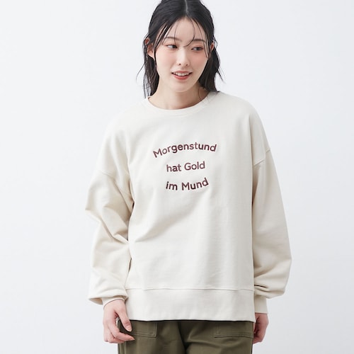 刺しゅうロゴプルオーバー