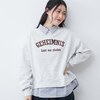 【ベルメゾン】取り外し可能レイヤード裏毛プルオーバー
