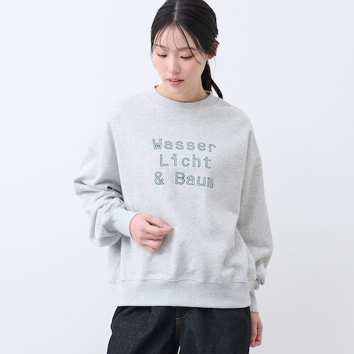 ロゴ刺しゅうプルオーバー