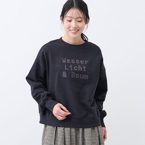 ロゴ刺しゅうプルオーバー