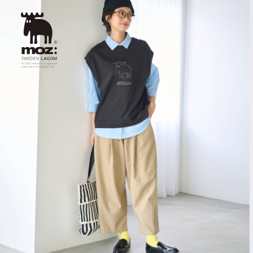 【モズ/moz】タックパンツ