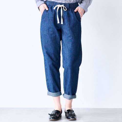 刺しゅうテーパードパンツ